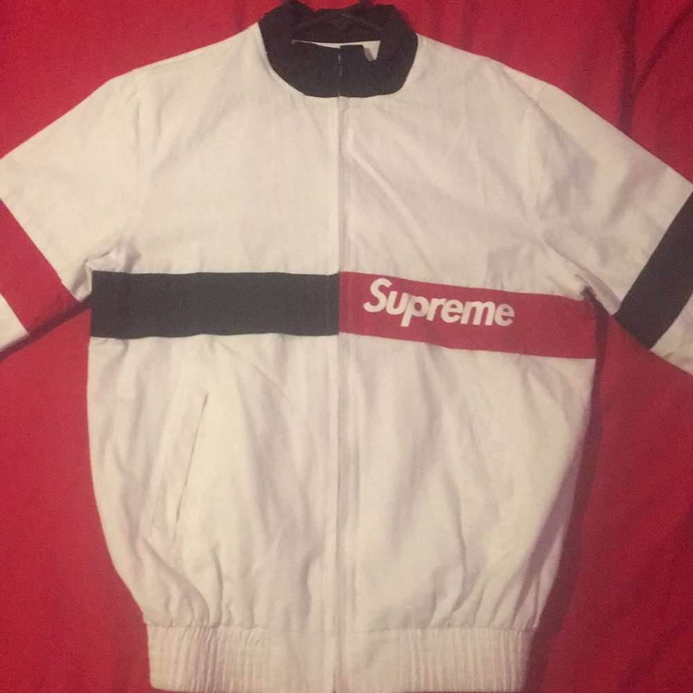 SUPREME zip up jacket